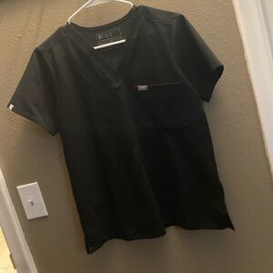 Figs Womens Classic Black Short Sleeve Tee